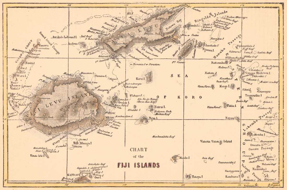 Fijian Islands Chart