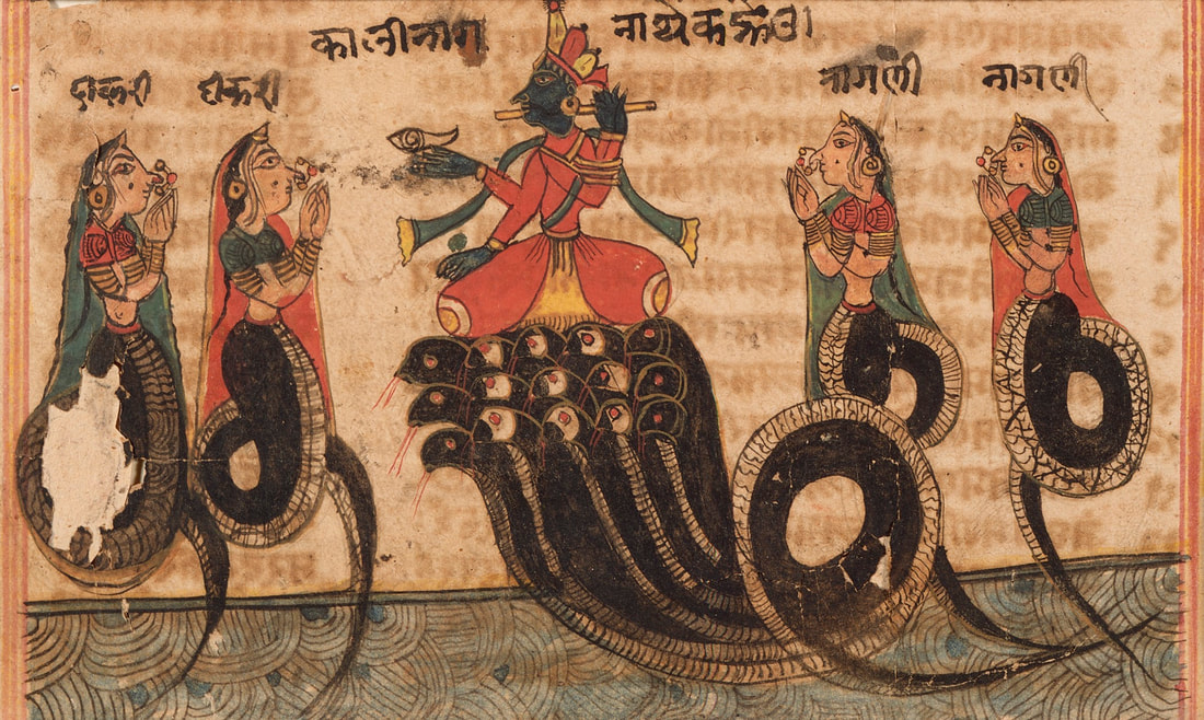 Krishna Dancing Upon Enemy